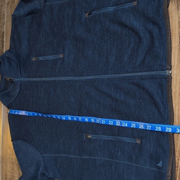UNTUCKit Fleece Full Zip Size XXL in Heathered Blue - Picture 11 of 11